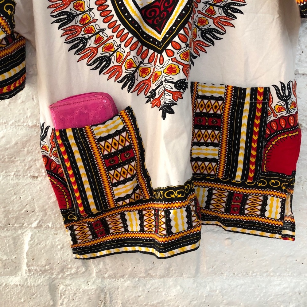 Vintage 80  blouse unisex tunic size XL - Picture 5 of 7